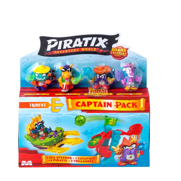PIRATIX Shark Treasure Capitain Pack 7027