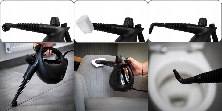 MYJKA PAROWA CZYŚCIK CIŚNIENIOWY PAROWNICA STEAMER MAŁA PORĘCZNA 1050W