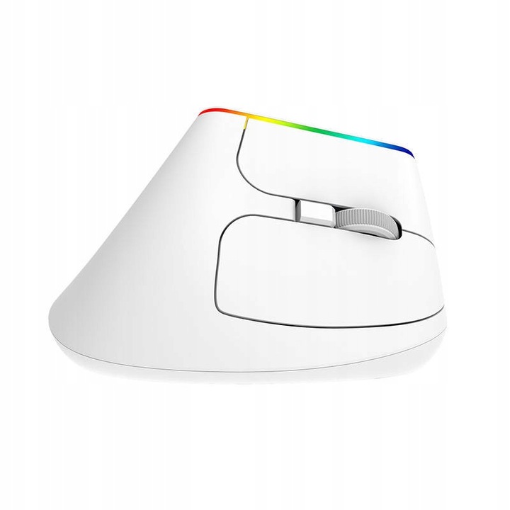 BEZPRZEWODOWA MYSZ PIONOWA DELUX M618C ERGONOMICZNA MYSZKA 2.4G RGB 1600DPI