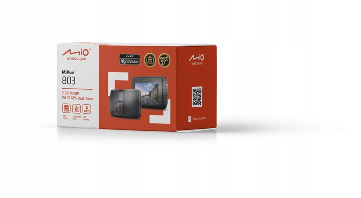 WIDEOREJESTRATOR MIO MIVUE 803 KAMERA SAMOCHODOWA GPS WIFI