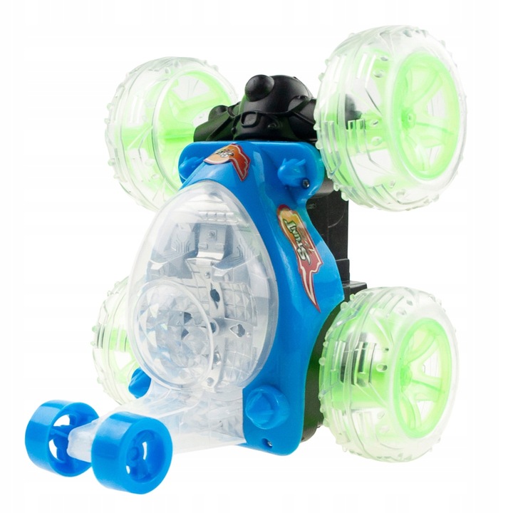 SAMOCHÓD TWISTER AUTO ZDALNIE STEROWANY AKROBATA KASKADER NA PILOT TUMBLER