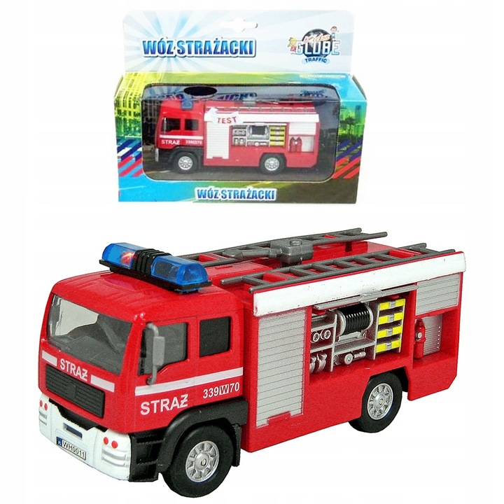 STRAŻ POŻARNA WÓZ STRAŻACKI ŚWIATŁO DŹWIĘK 17s