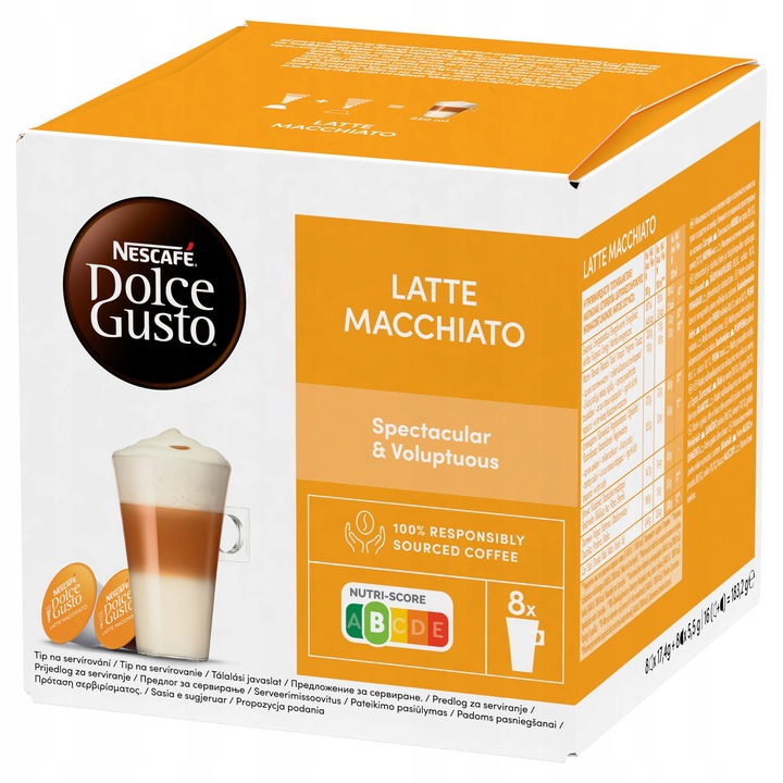 Zestaw Kaw w kapsułkach Nescafe Dolce Gusto16 kapsułek x4