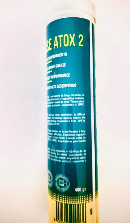 Smar spożywczy Cogelsa ATOX 2 bezbarwny NSFH1 atesty KOSHER HALAL do +160 C