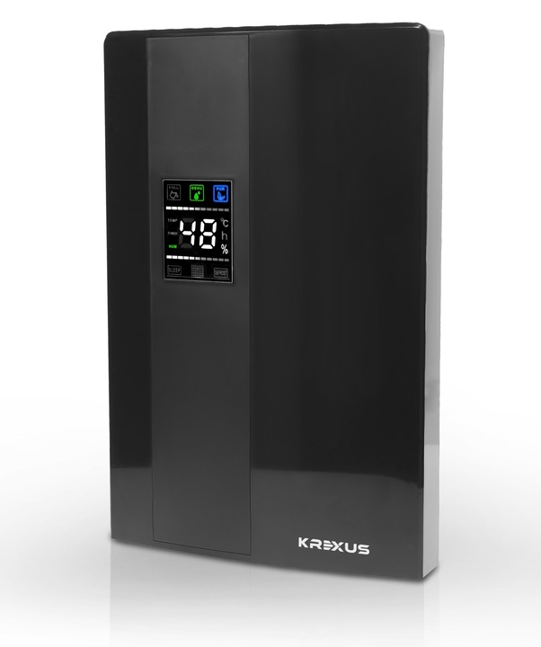 DUŻY OSUSZACZ POWIETRZA POCHŁANIACZ WILGOCI Z PILOTEM LAMPA UV KREXUS