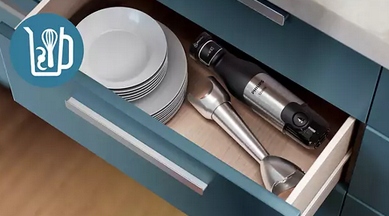 Blender ręczny Philips Seria 5000 HR2682/00 1200W Stal Wskaźnik LED