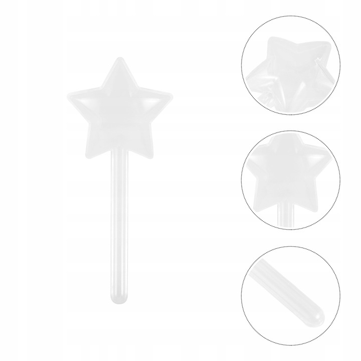 10 SZTUK POJEMNIKÓW NA CUKIERKI W KSZTAŁCIE GWIAZDY PUSTE PUDEŁKA NA