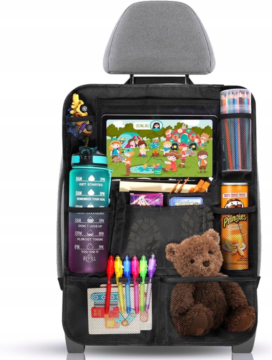 ORGANIZER SAMOCHODOWY DO AUTA NA OPARCIE DO AUTA NA FOTEL + UCHWYTY GRATIS