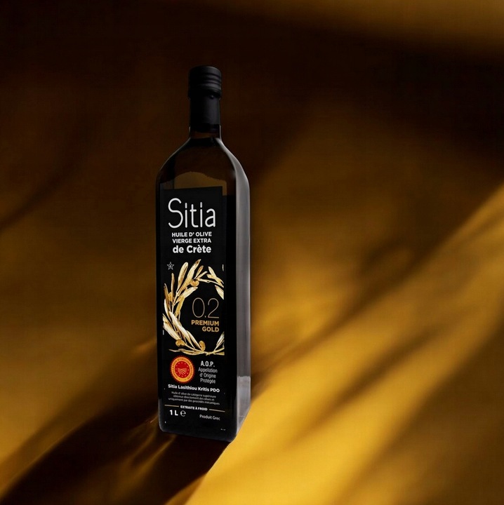 Oliwa z Oliwek Extra Virgin 1L Premium Sitia 0,2% Data Ważności 05/2027
