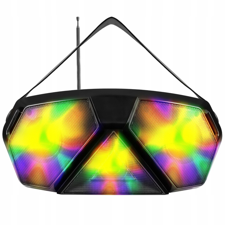 KOLUMNA GŁOŚNIK BEZPRZEWODOWY BOOMBOX MOBILNY SYSTEM NAGŁOŚNIENIOWY BAZOOKA