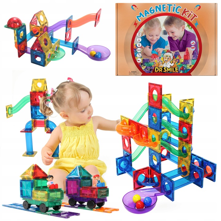 Dr Smile Idealny prezent klocki magnetyczne 100szt