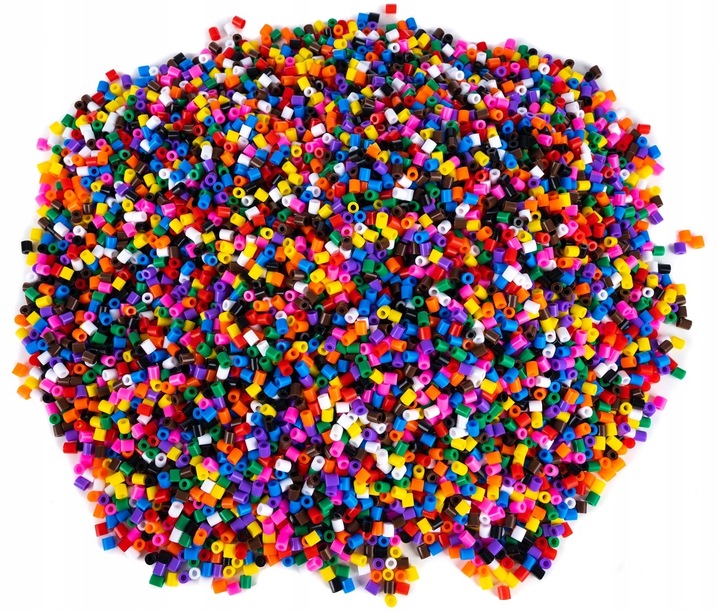 Koraliki Do Prasowania Zestaw 6000 Elementów Kreatywna Zabawa Dla Dzieci