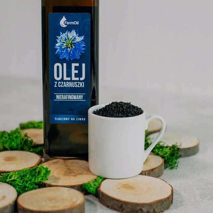 OLEJ Z CZARNUSZKI TŁOCZONY NA ZIMNO 500ml