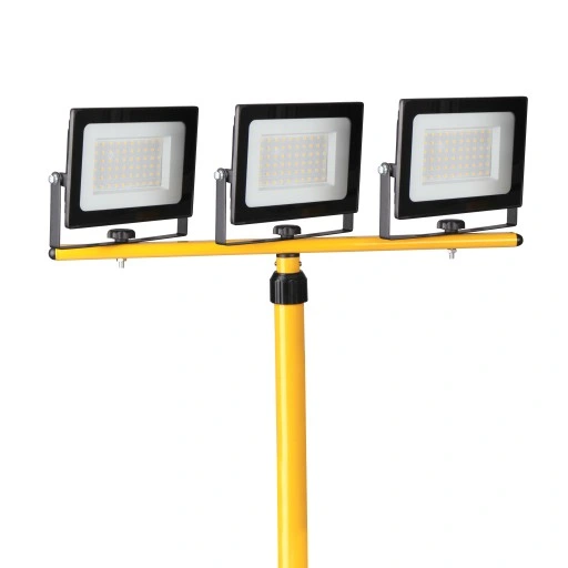 HALOGEN LED 3x 50W STATYW roboczy do naświetlacz