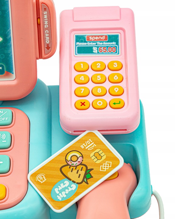 Sklepowa kasa fiskalna waga czytnik skaner taśma