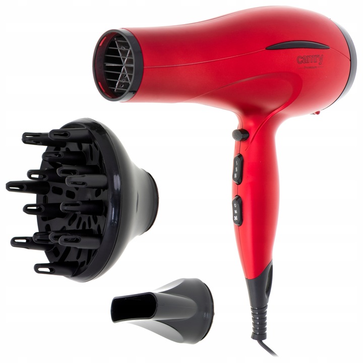 Suszarka Do Włosów z Dyfuzorem Koncentrator 2400 W Lekka Duża Zimny Nawiew