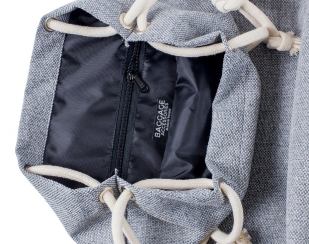 TOREBKA WOREK CAŁA CZARNA SHOPPER TORBA BAGGAGE