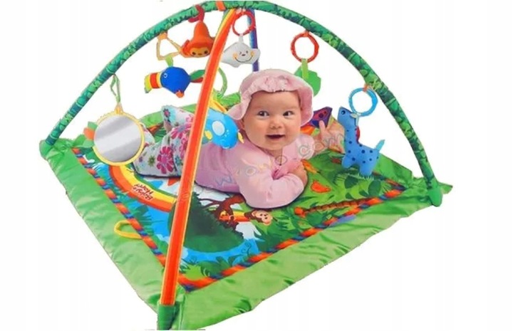 MATA EDUKACYJNA DLA DZIECI INTERAKTYWNA DŻUNGLA PTASZEK MAŁPKA GRA ŚWIECI