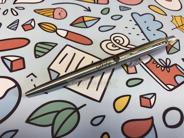 Długopis Parker Jotter Stal Matowa GT z grawerem - prezent na Walentynki