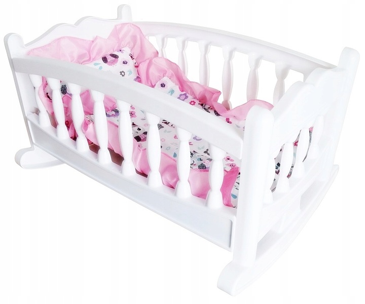 DUŻA KOŁYSKA DLA LALKI LALEK ŁÓŻECZKO + POŚCIEL PL