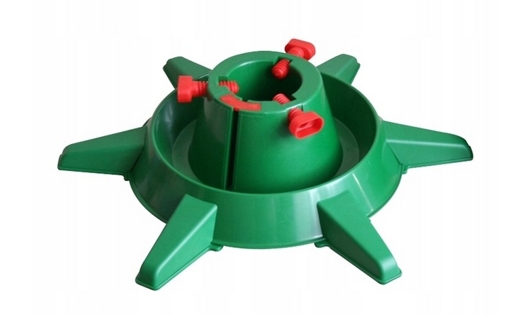 Świąteczny Stojak Pod Choinkę Plastikowa Podstawka Na Choinkę Zielony 60cm