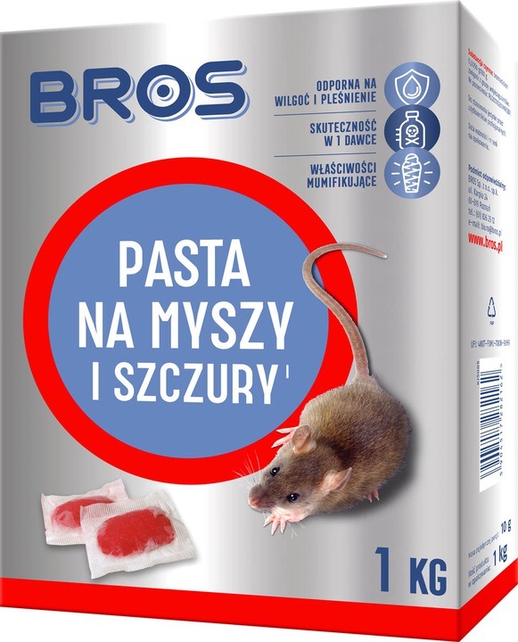 SILNA Pasta TRUTKA na myszy i szczury 1KG BROS