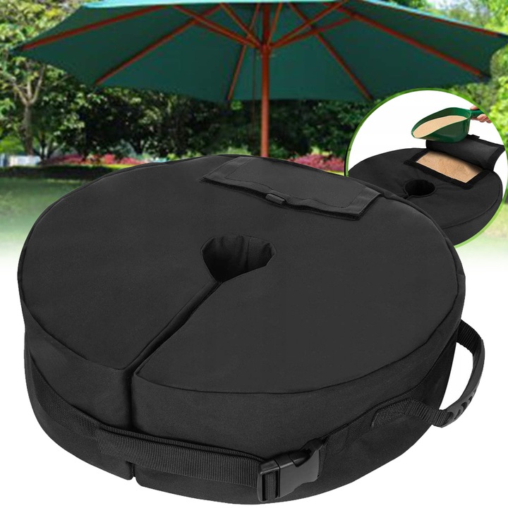 PODSTAWĄ DLA PARASOL, PRZENOŚNY OKRĄGŁY PODSTAWĄ PRZECIWSŁONECZNY DO OGRODU