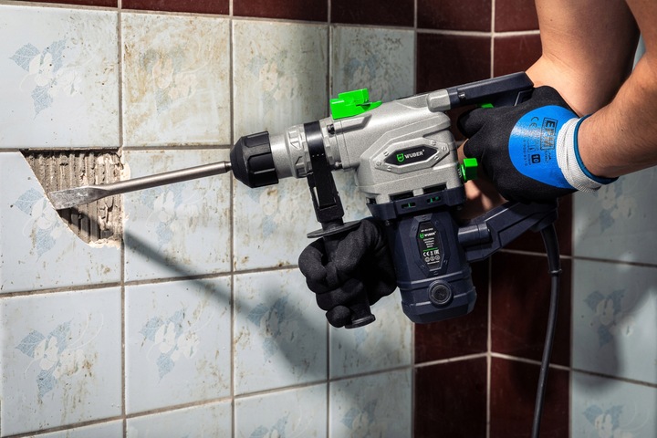 WIERTARKA MŁOTOWIERTARKA MŁOT UDAROWY MOCNA SDS+ WIERTŁA SZPICAK PRZECINAK