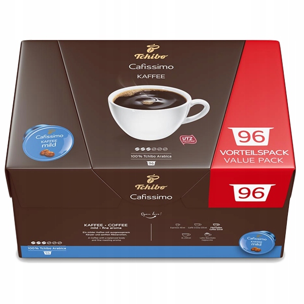Kapsułki Tchibo Cafissimo Coffee Mild 96szt