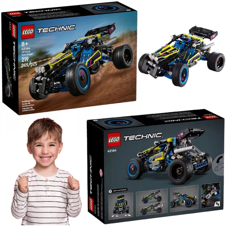 KLOCKI LEGO TECHNIC WYŚCIGOWY ŁAZIK TERENOWY AUTO PREZENT DLA 8,9,10 LATKA