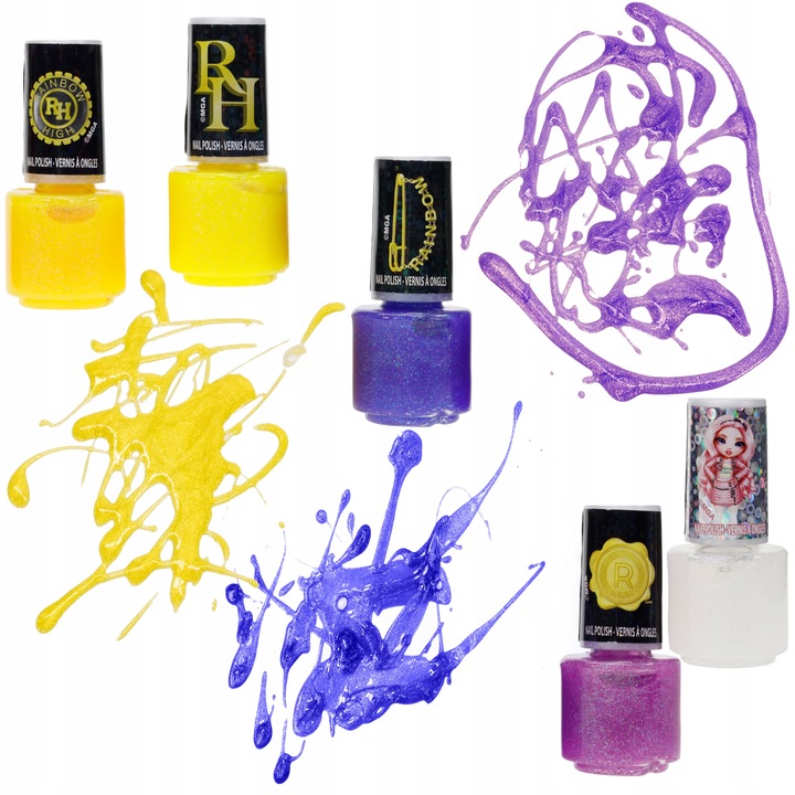 RAINBOW HIGH MEGA ZESTAW 15 LAKIERÓW DO MALOWANIA PAZNOKCI NA PREZENT