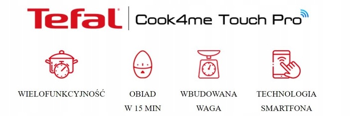 Multicooker TEFAL COOK4ME CY943 TochPro z wbudowaną wagą + Misa
