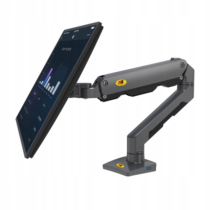 G60 Regulowany Uchwyt Biurkowy do Monitorów 27'-45' Sprężyna Mechaniczna