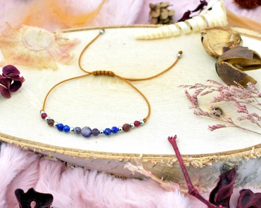 Bransoletka Znak Zodiaku BARAN Naturalne Kamienie Zodiak