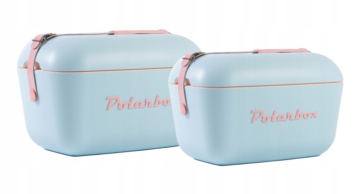 Lodówka turystyczna POLARBOX niebieski pudrowy 12L
