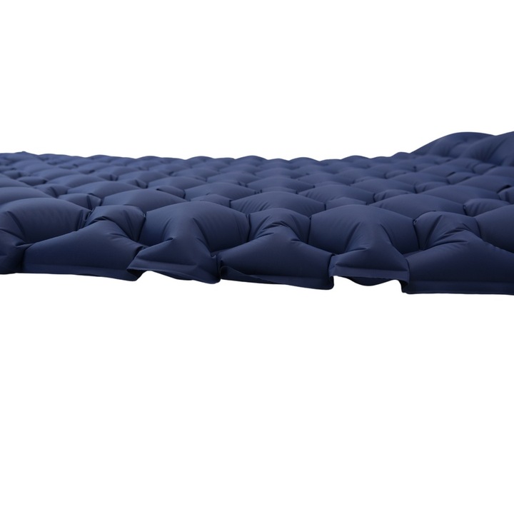 Materac Dmuchany Łóżko Dwuosobowe Z Pompką Do Spania Turystyczne Mata Lekka