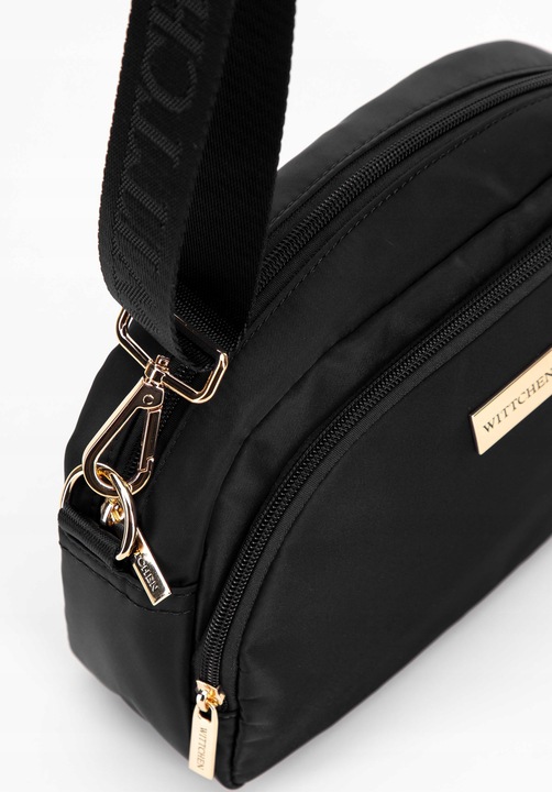 Torebka listonoszka Wittchen 29-4P-204-10 czarna z nylonu