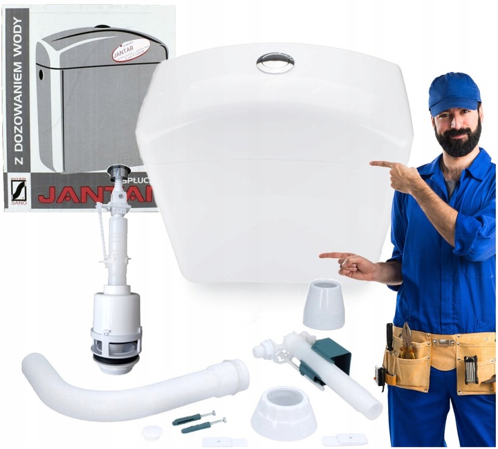 SPŁUCZKA do WC DOLNOPŁUK JANTAR START STOP KOMPAKT