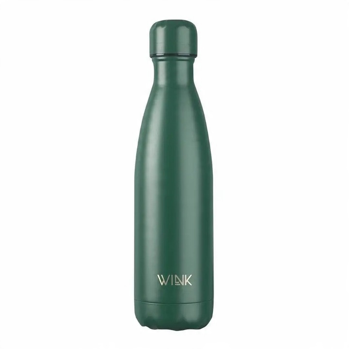 Butelka termiczna WINK DARK GREEN 500ml, bez BPA