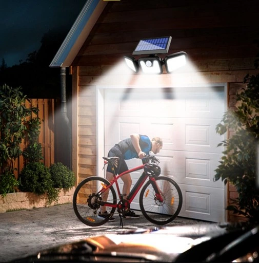 LAMPA Z PANELEM SOLARNA ULICZNA HALOGEN LED SMD