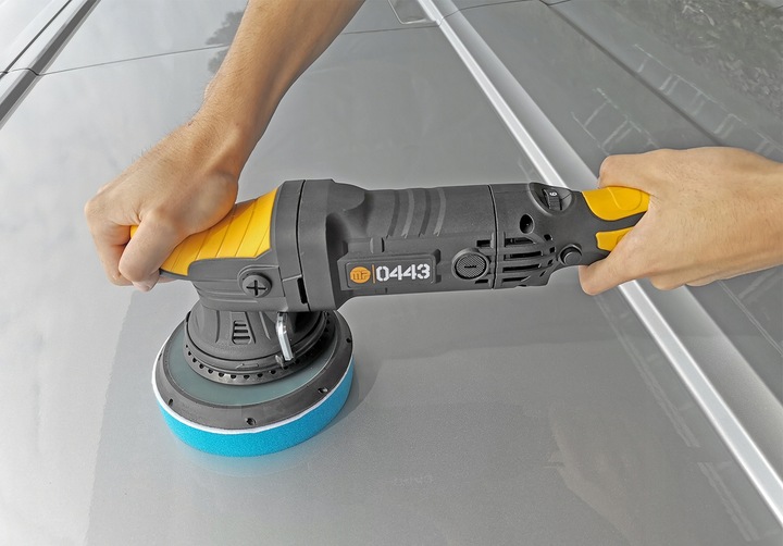 POLERKA SAMOCHODOWA OSCYLACYJNA DUAL ACTION SKOK 21MM 1500W +3 GĄBKI MP0443