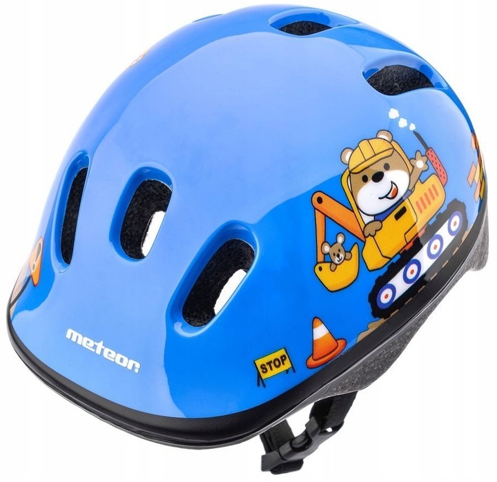 METEOR Kask Na Rower Rowerowy Ochronny Wentylowany Z Regulacją 48-52 cm