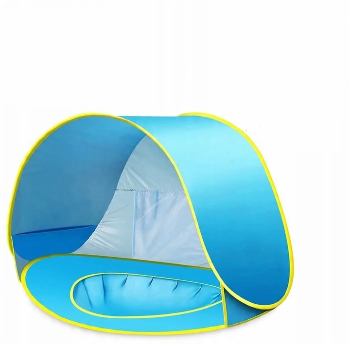 NAMIOT PLAŻOWY Z BASENEM PARAWAN SAMOROZKŁADAJĄCY DO OGRODU NA PLAŻĘ