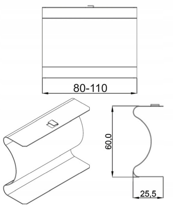 ŁĄCZNIK WZDŁUŻNY CD 60 ŁĄCZNIK WZDŁUŻNY DO PROFILI CD60 100szt