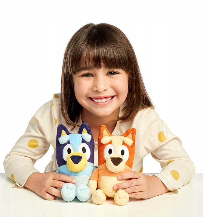 2-PAK PLUSZOWA PRZYTULANKA MIĘKKA ZABAWKA BLUEY DLA CHŁOPCÓW I DZIEWCZYNEK