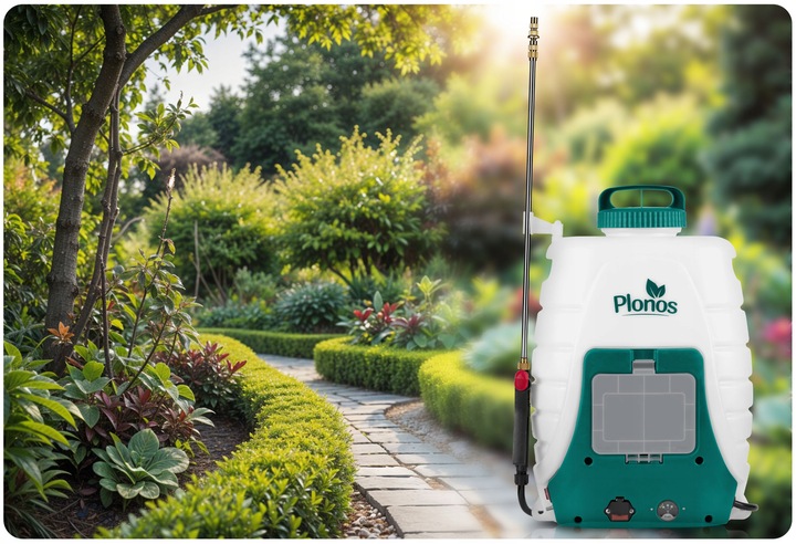 Opryskiwacz akumulatorowy ciśnieniowy plecakowy elektryczny 18l LANCA 100cm