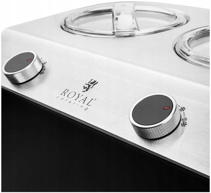 Maszyna do lodów 2,4 l 2 smaki Royal Catering RC-ICM24 10011817