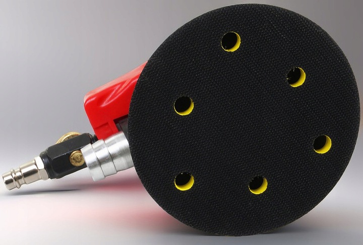 SZLIFIERKA OSCYLACYJNA PNEUMATYCZNA MIMOŚRODOWA DREWNA METALU 125mm 2,5mm