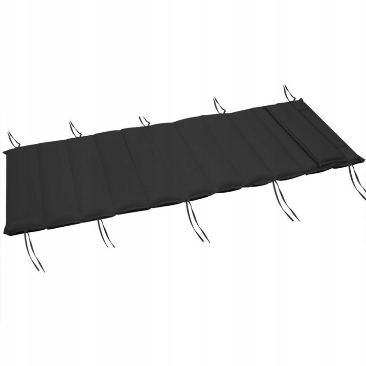 MATERAC PODUSZKA PODUCHA NA LEŻAK 182x61x7cm SZARY