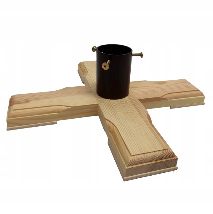 STOJAK CHOINKOWY PODSTAWKA POD CHOINKĘ STABILNY DREWNIANY SKŁADANY